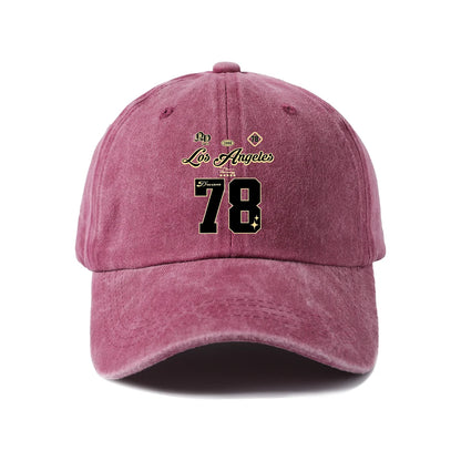 Los Angeles Number 78 Graphic Baseball Cap