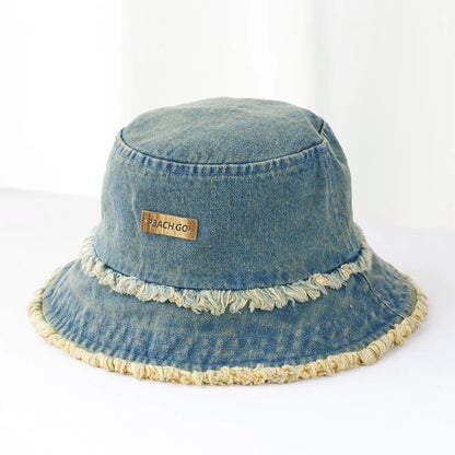 2025 New Fisherman Hat Vintage Denim Bucket Hats