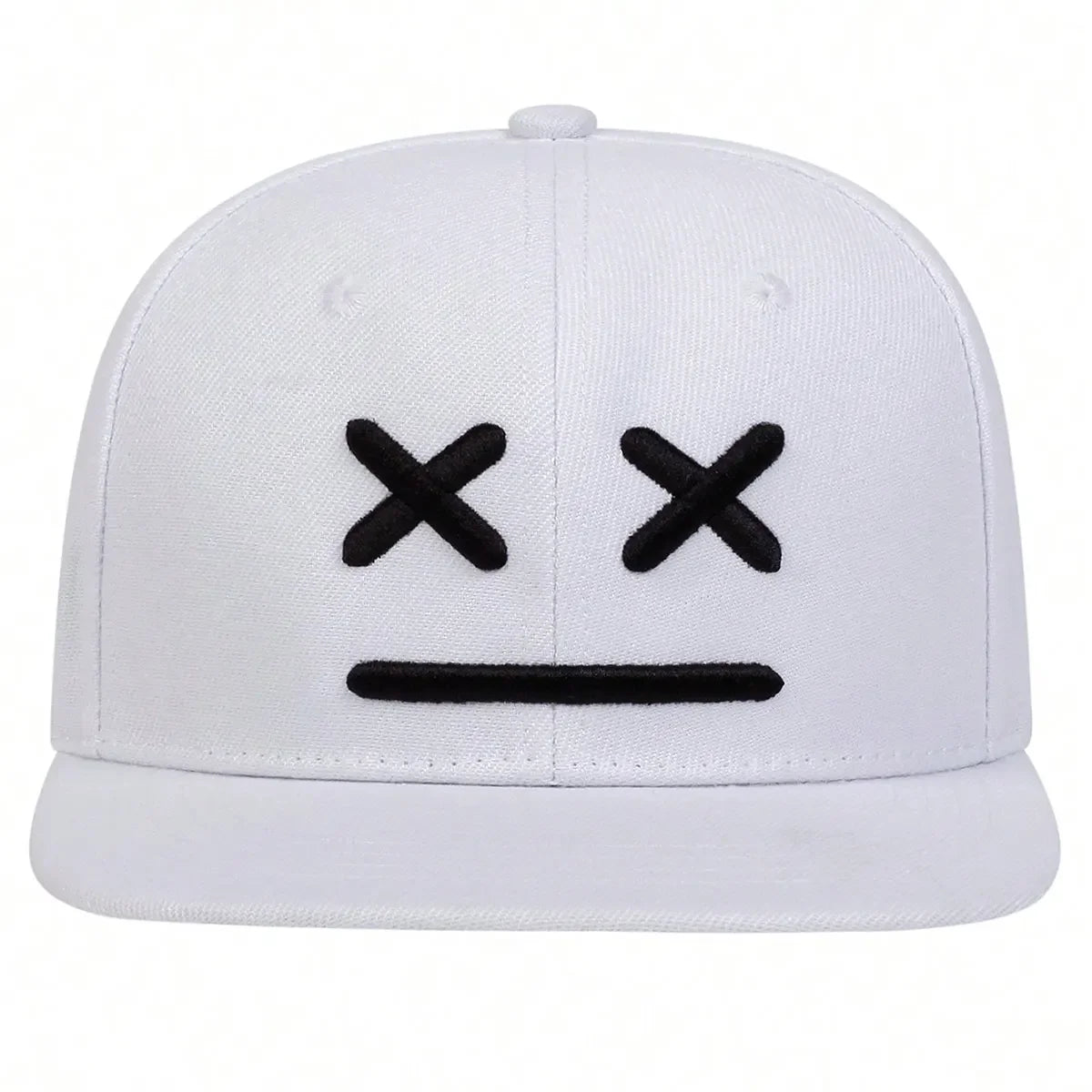 Unisex XX Smiling Face Embroidery Hip-Hop Hats
