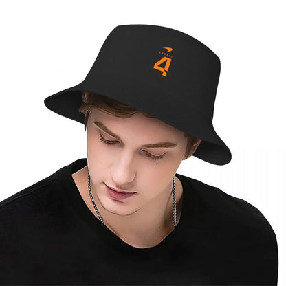 Lando Norris 4 Bucket Hat Boonie Hats Western Hats Ladies Men's