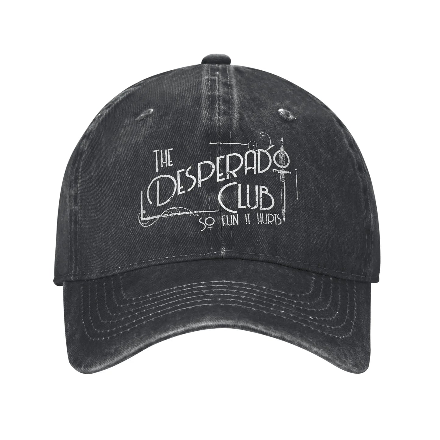 The Desperado Club Sign Sci-Fi Book Washed Baseball Cap