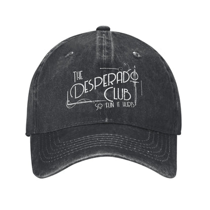 The Desperado Club Sign Sci-Fi Book Washed Baseball Cap