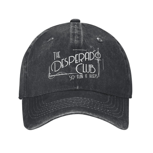 The Desperado Club Sign Sci-Fi Book Washed Baseball Cap