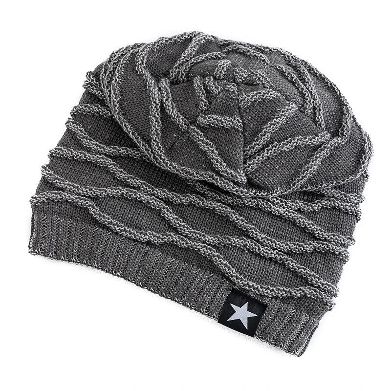 New Unisex Slouchy Winter Hats Add Fur Lined Men And Women