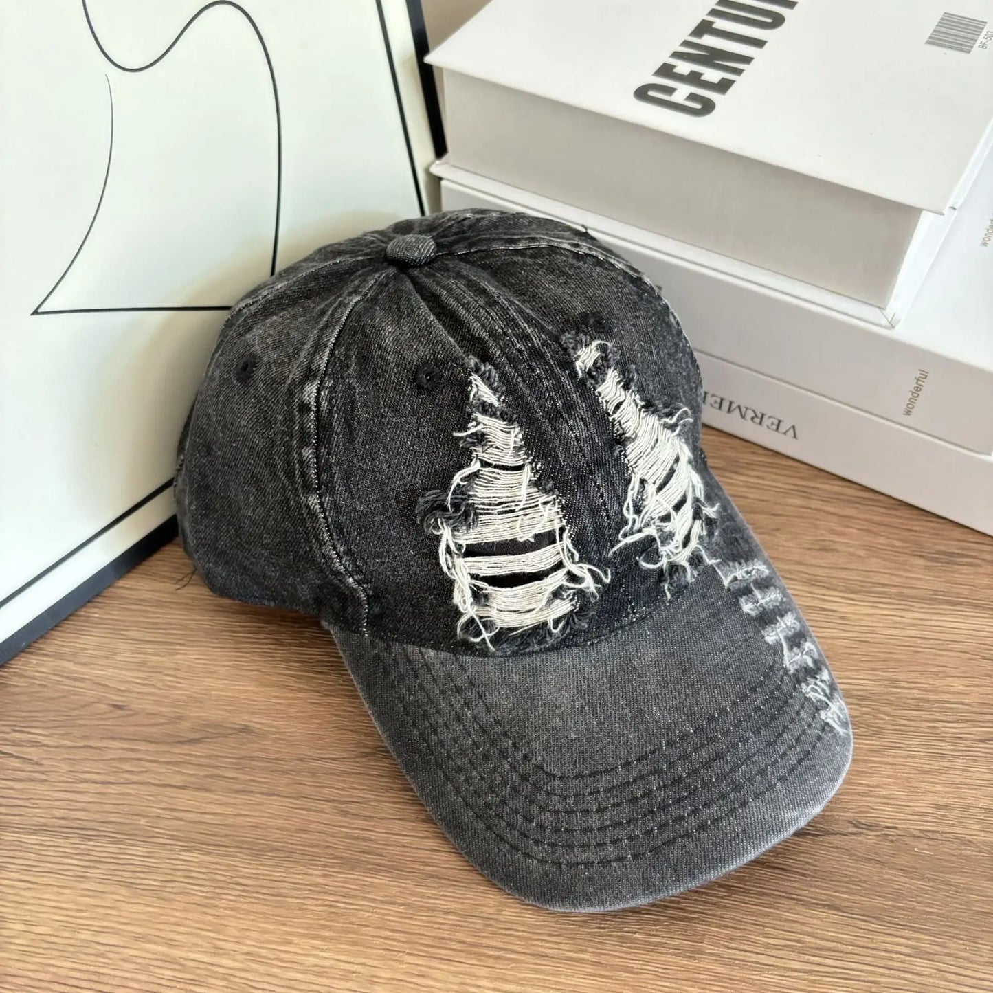 Denim Baseball Cap For Women And Men