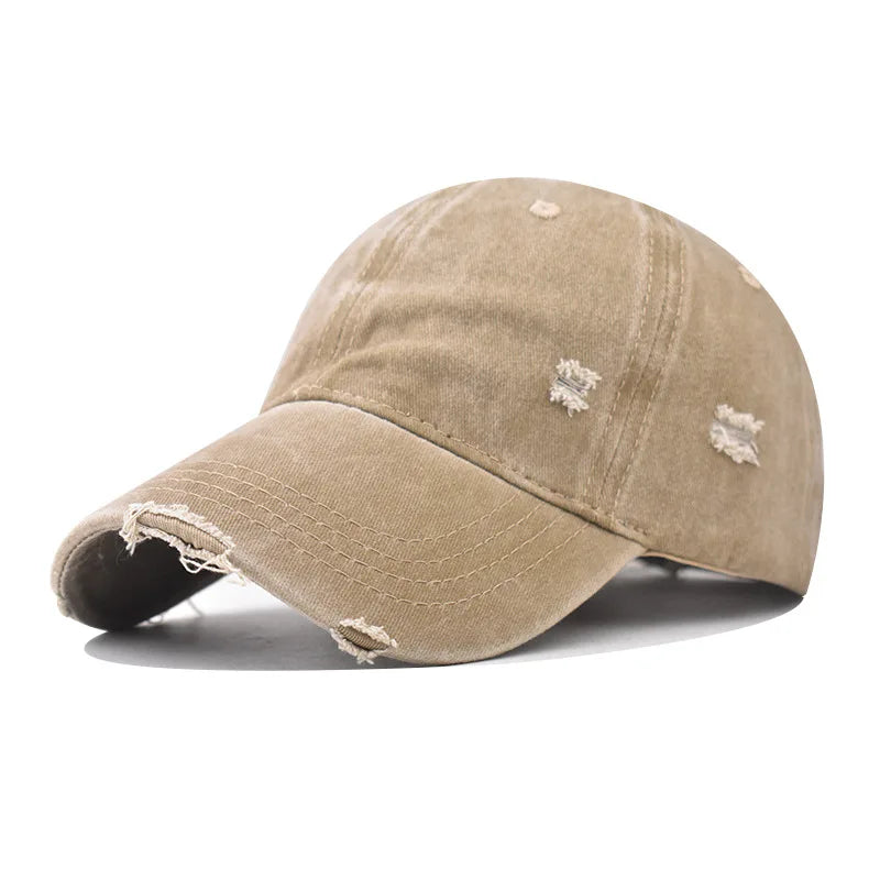 Distressed Baseball Cap Dad Hats For Men Women Vintage
