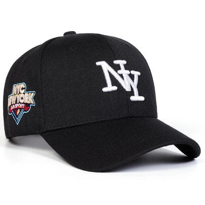Unisex NY Letter Embroidery Baseball Caps Spring Autumn