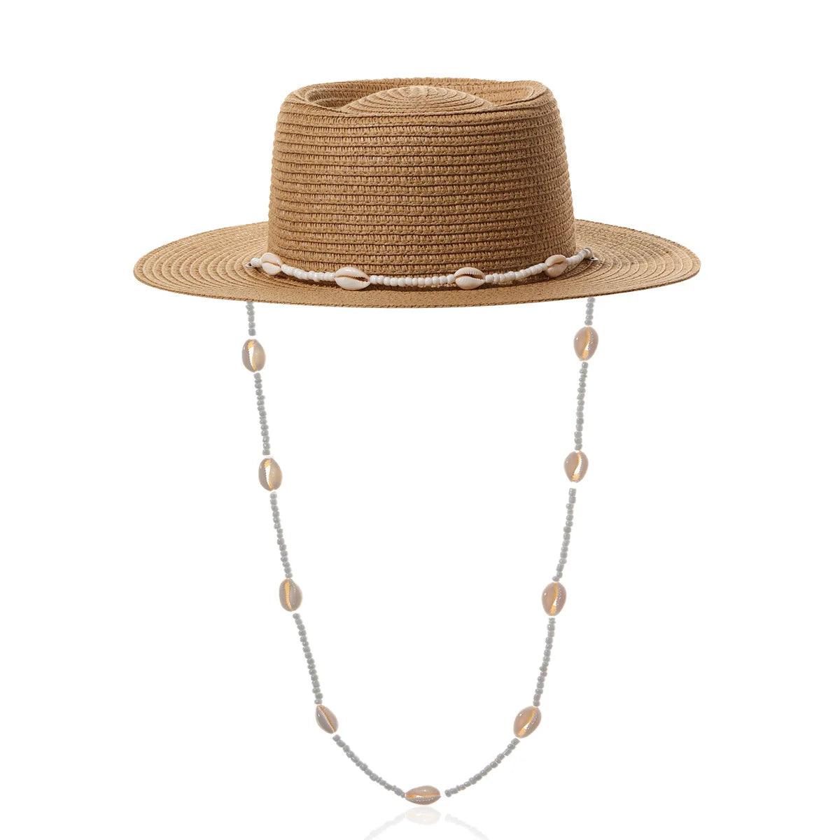 Personalized Trend, Shell Necklace, Straw Hat Spring And Summer