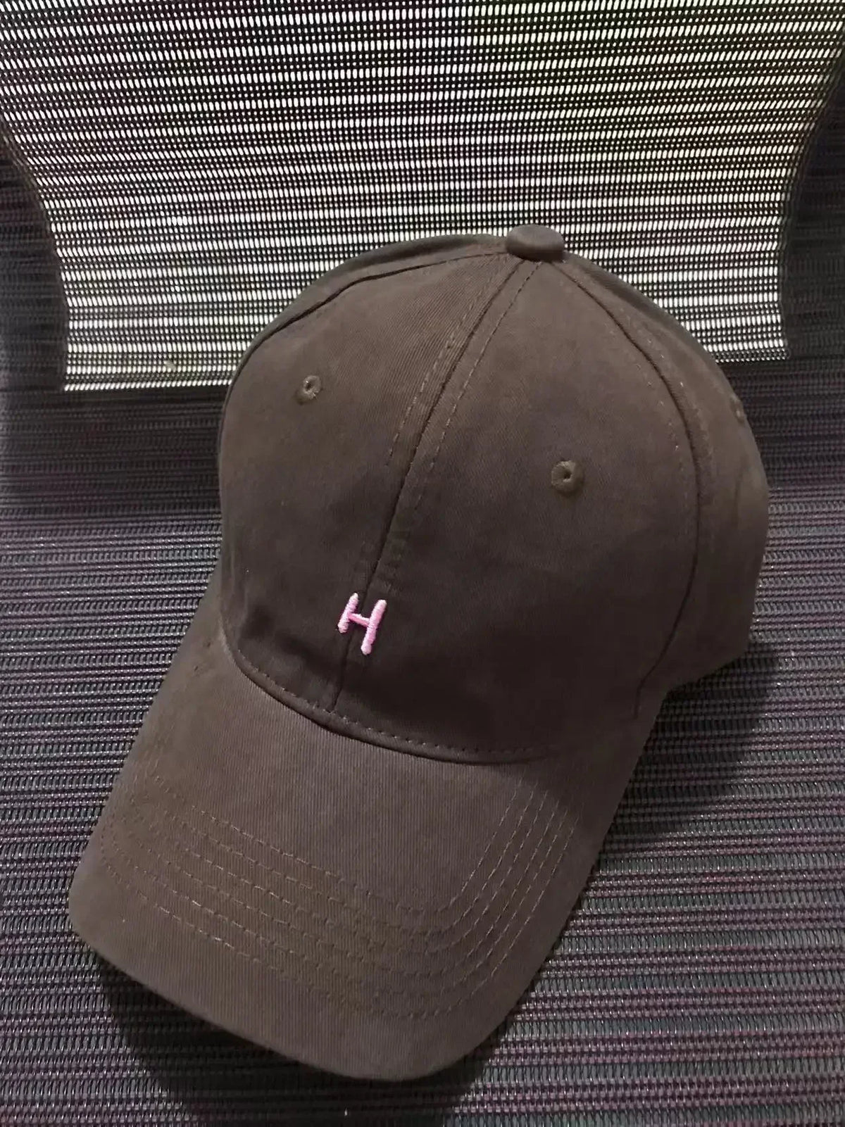Soft Top Baseball Cap Embroidered Sporty Wide Brim Feminine Face Slimming Unisex