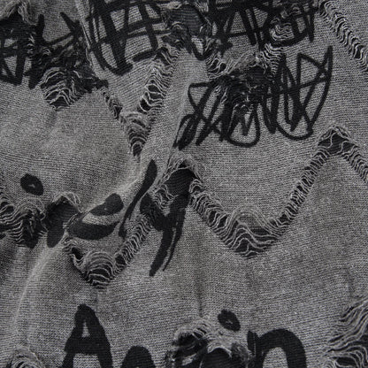 Letter Print Beanie Hats For Women Men Vintage