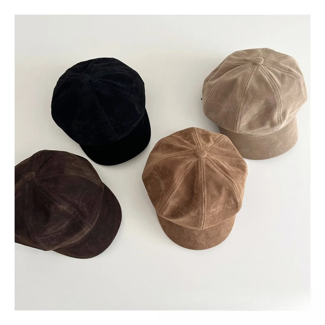 2025 New Japanese Vintage Kids Newsboy Cap