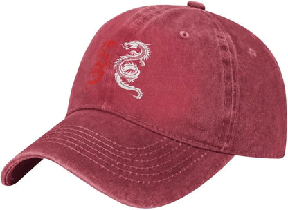 Yin Yang Dragon Baseball Cap
