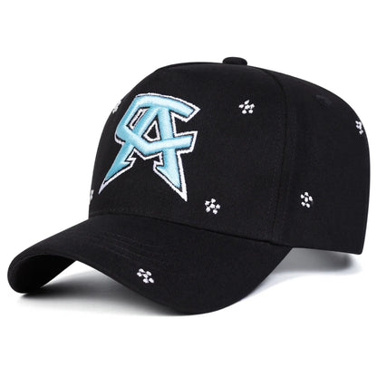 Unisex CA Letter Embroidery Baseball Caps Spring Autumn