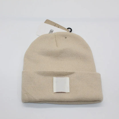 Multicolored Label Embroidery Workwear Woolen Hats Men Outdoor Keep Warm Cap