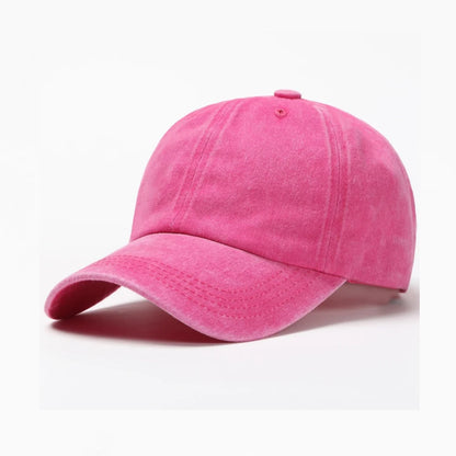 Baseball Cap Washed Cotton Men Women Snapback Hat