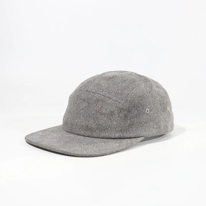 Suede Velvet 5 Panels Cap Flat Bill Running Hat
