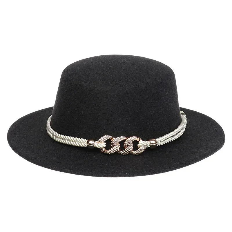 Unisex British Style Lightweight Felt Fedora Jazz Trilby Hat