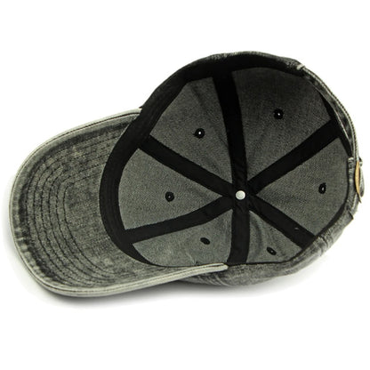 Baseball Cap Men Women Washed Cotton 6 Panels Baseball Hat