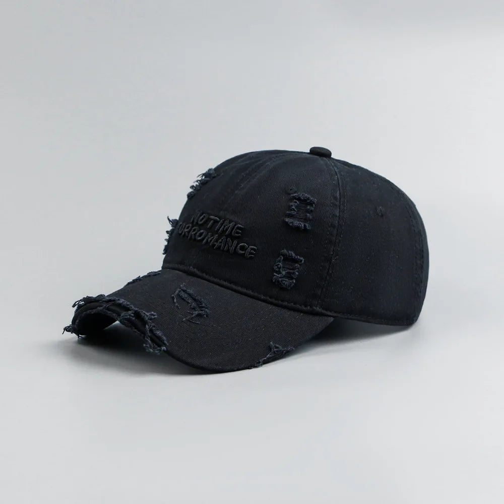 Distressed Baseball Cap Retro Adjustable Unisex Dad Hat