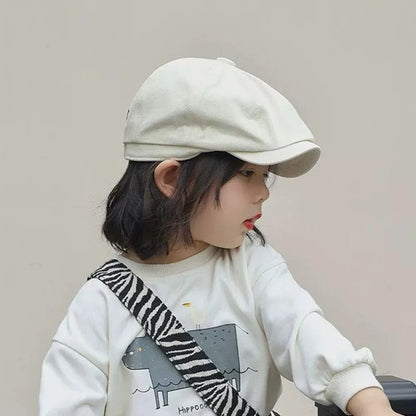 Fashion Solid Color Newsboy Hat