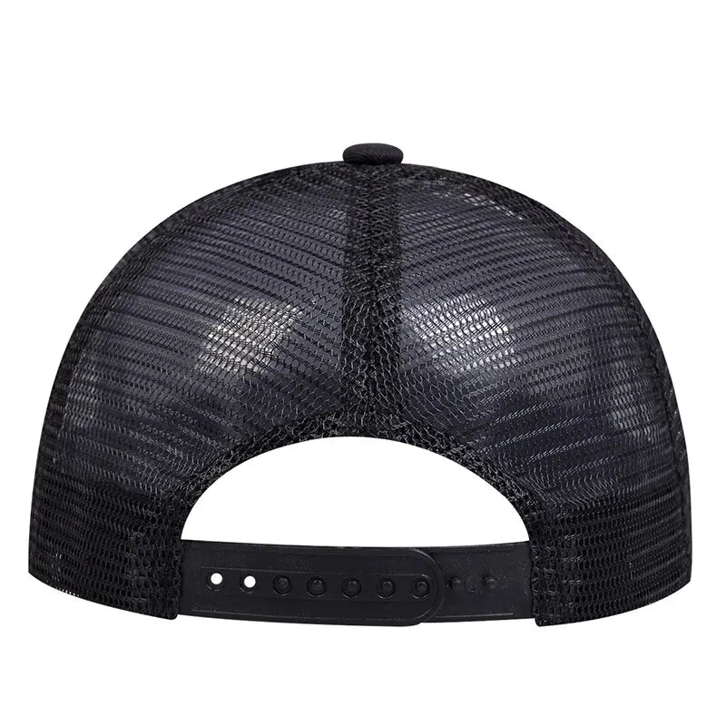 Summer Men Mesh Baseball Cap Outdoor Sport Chicago Letter Snapback Hat For Women