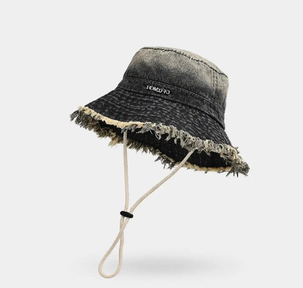 Women's Vintage Washed Denim Bucket Hat