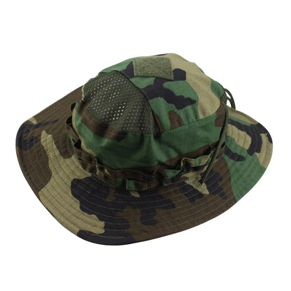 Ruins Camo Outdoor Summer Fishing Sunshade Benny Hat Round Brim Cap Fisherman Hats