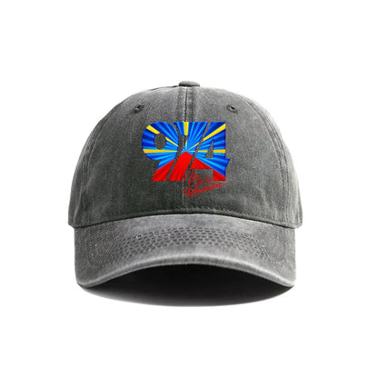 974 Reunion Island Baseball Cap Distressed Hats Cap Men Retro Outdoor Summer
