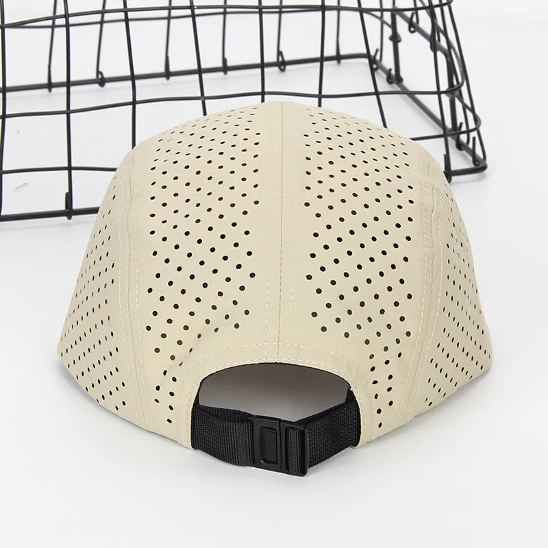 Outdoor Custom Logo Perforated 5-Panel Baseball Cap