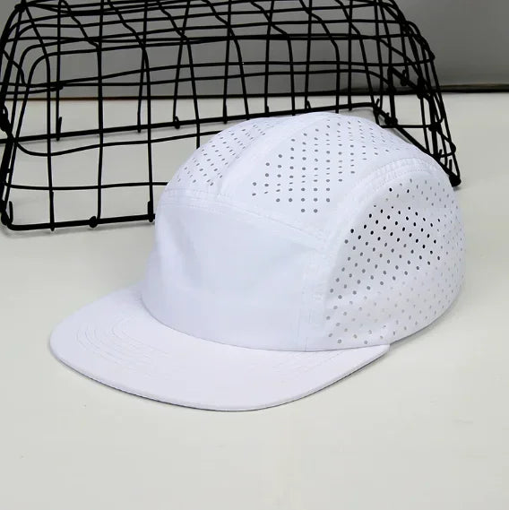 Perforated 5-Panel Cap Camping Hiking Training Outdoor Hat