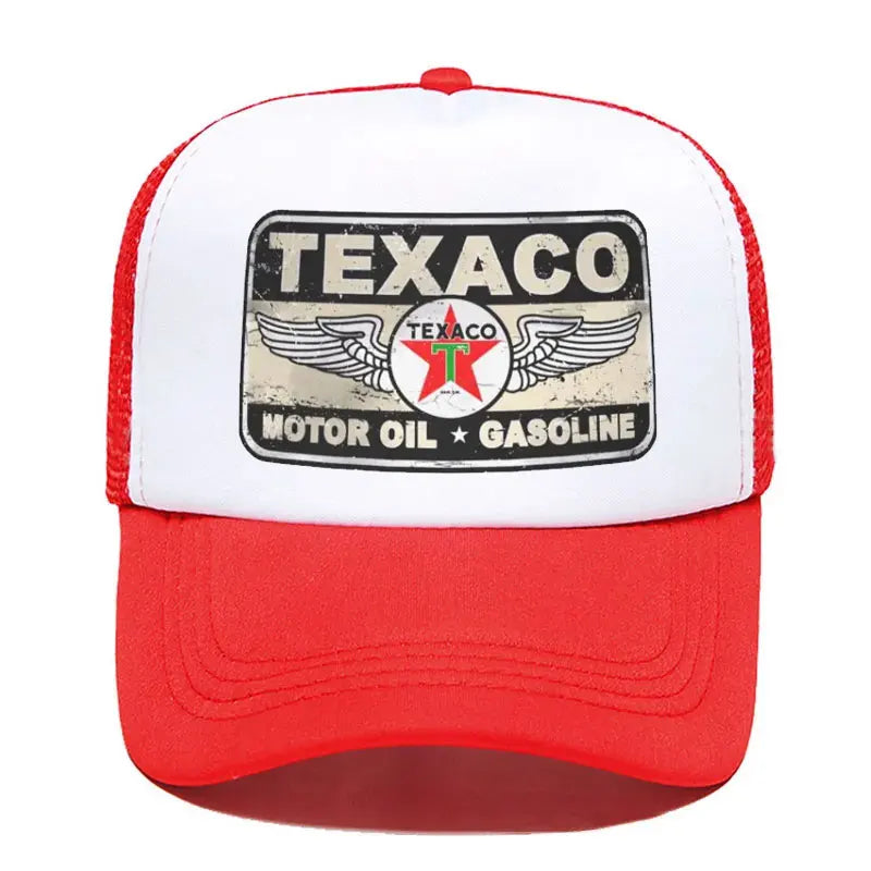 Punk Unisex Vintage Texaco Sign Baseball Cap for Men Women