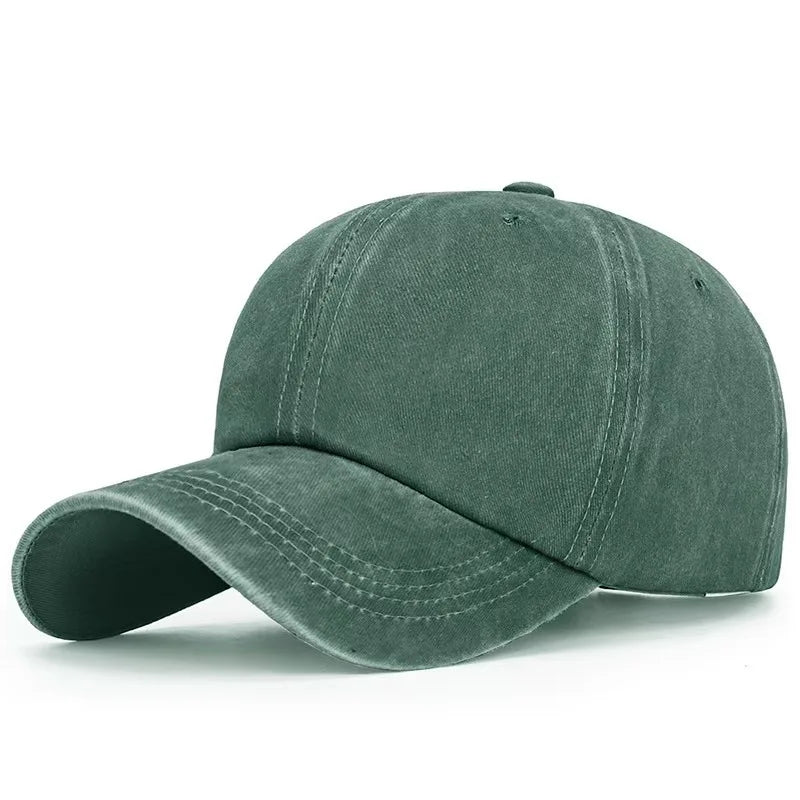 Washed Cotton Men Women Snapback Hat Vintage Hip Hop Caps