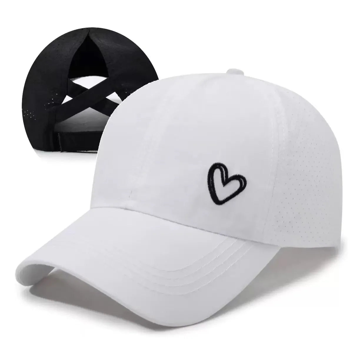 Criss Cross Ponytail Hat Quick Drying Baseball Cap