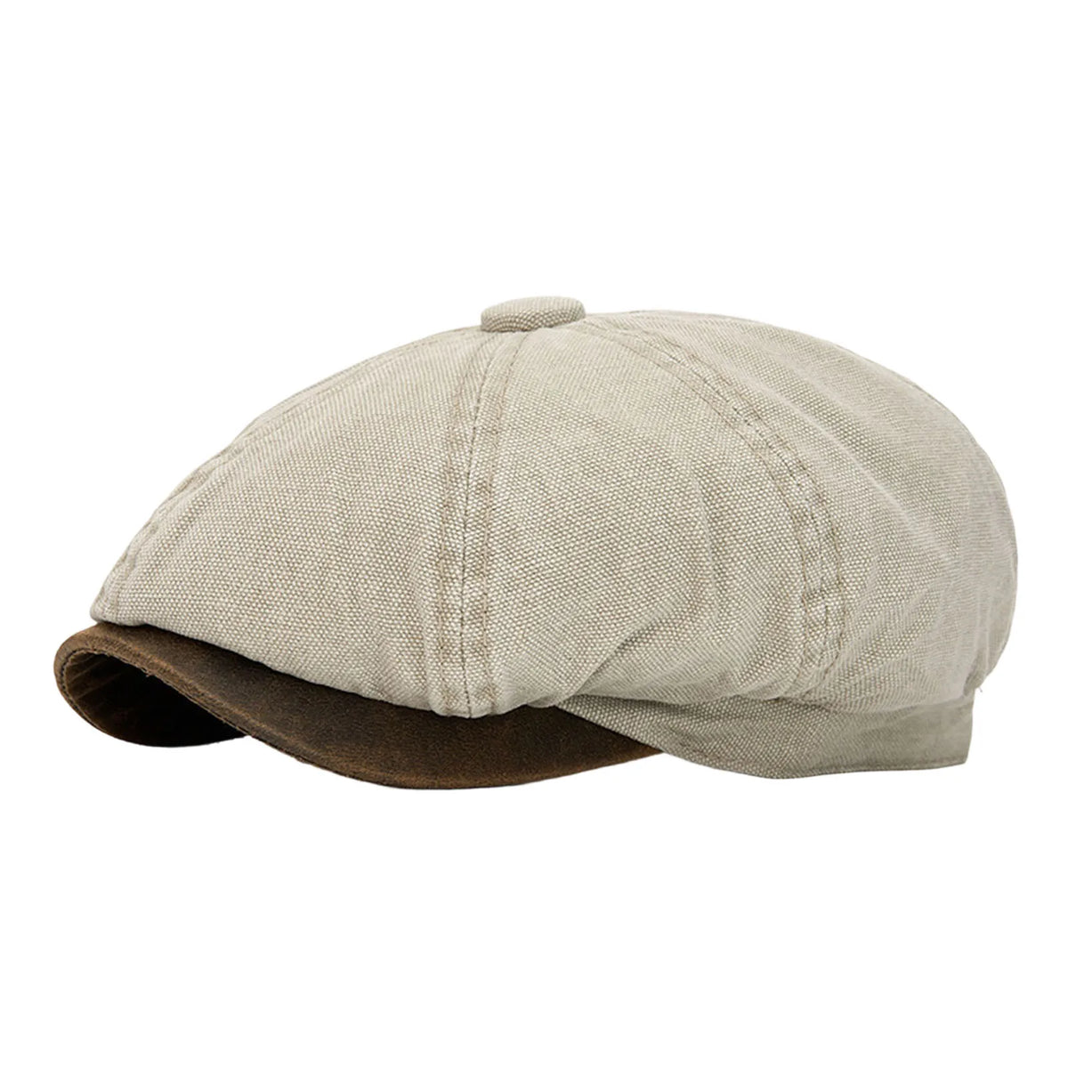 Decorative Christmas Caps Adults British Color Blocked Newsboy Cap