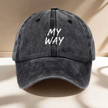 Men's Letter Baseball Cap For Casual Outdoor