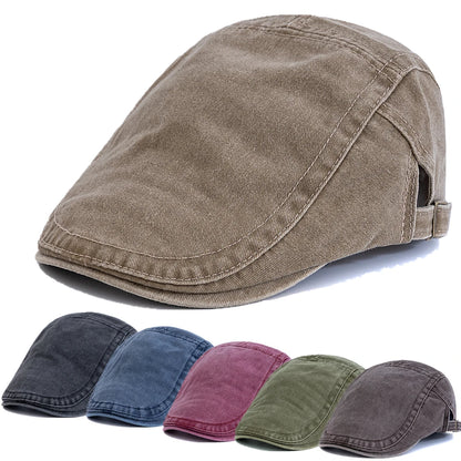 Hot Sale Unisex Summer Outdoor Flat Hat Sports Cotton Beret Caps