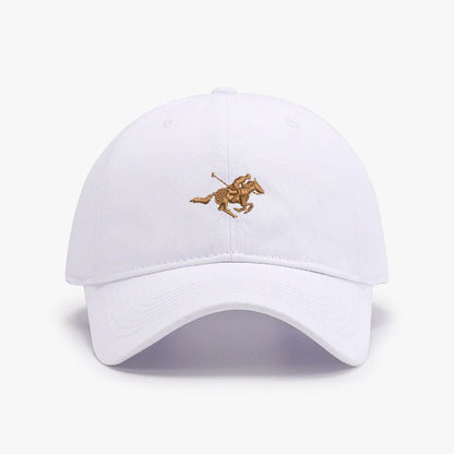 Embroidery Horse Racing Men Baseball Cap Soft Cotton Sun Hats Women Snapback