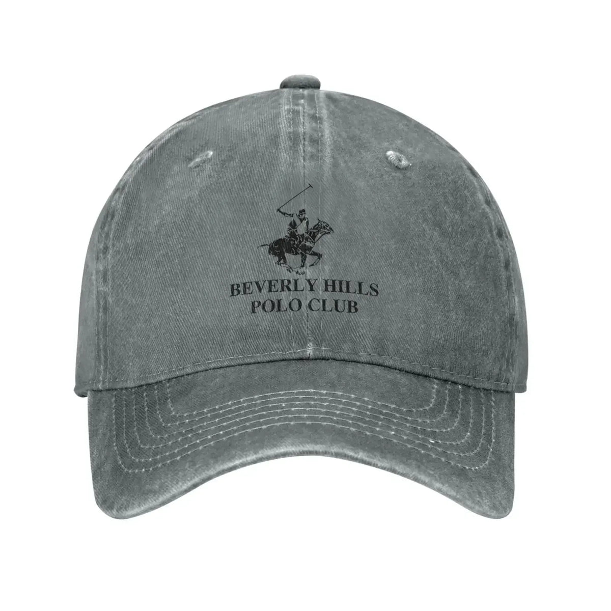 Beverly Hills Club Pattern Printing Baseball Cap Classic Polo Denim Cap
