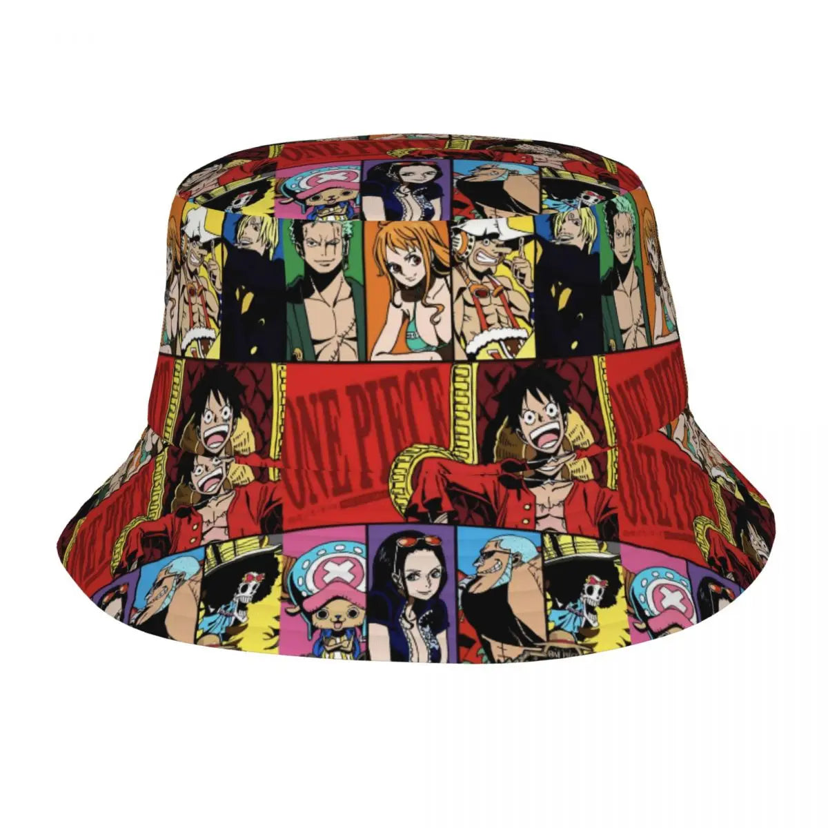 Japan Anime Zoro Luffy Skull Bucket Hats for Women Men Summer