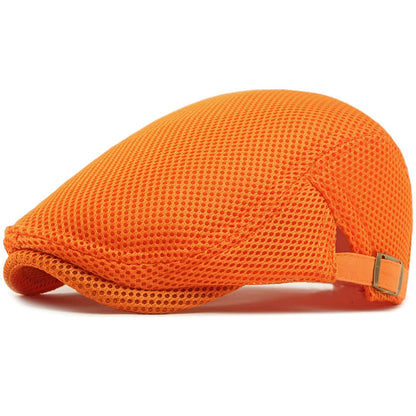 Beret Cap Spring Summer Mesh Cap Breathable Sun Hat