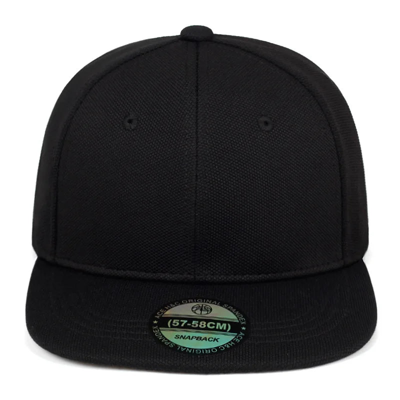 Not Adjustable Back Closed Snapback Caps Men Quality Hip Hop Fitted Hats Adult Solid Color Baseball Hats