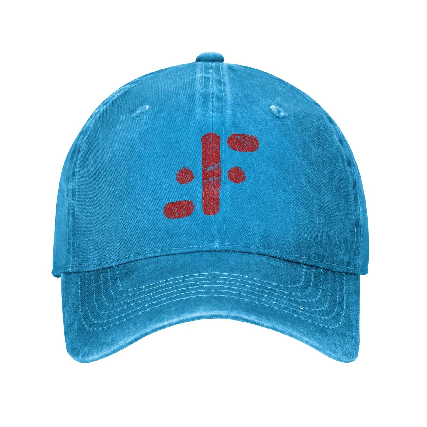 Casual V Tv Series The Visitors Insignia Baseball Caps Distressed Denim Headwear
