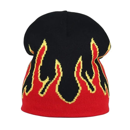 Y2K Letter Knitted Winter Autumn Beanie Cap Men Women