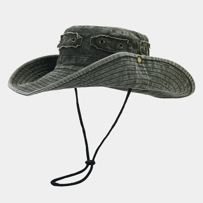 Four Seasons Cotton Solid Bucket Hat Fisherman Hat