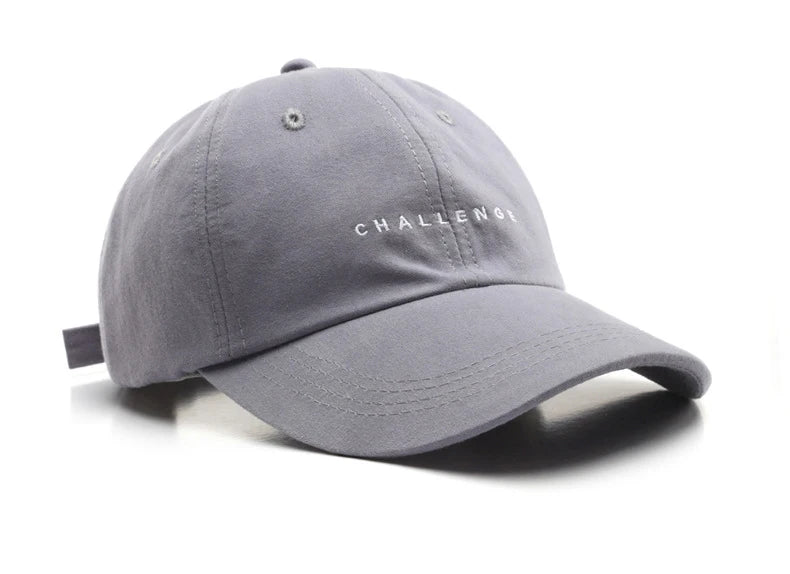 Summer Baseball Cap Women Men Letter CHALLENGE Trucker Hat Hip Hop Snapback Caps Outdoor Sun Hat