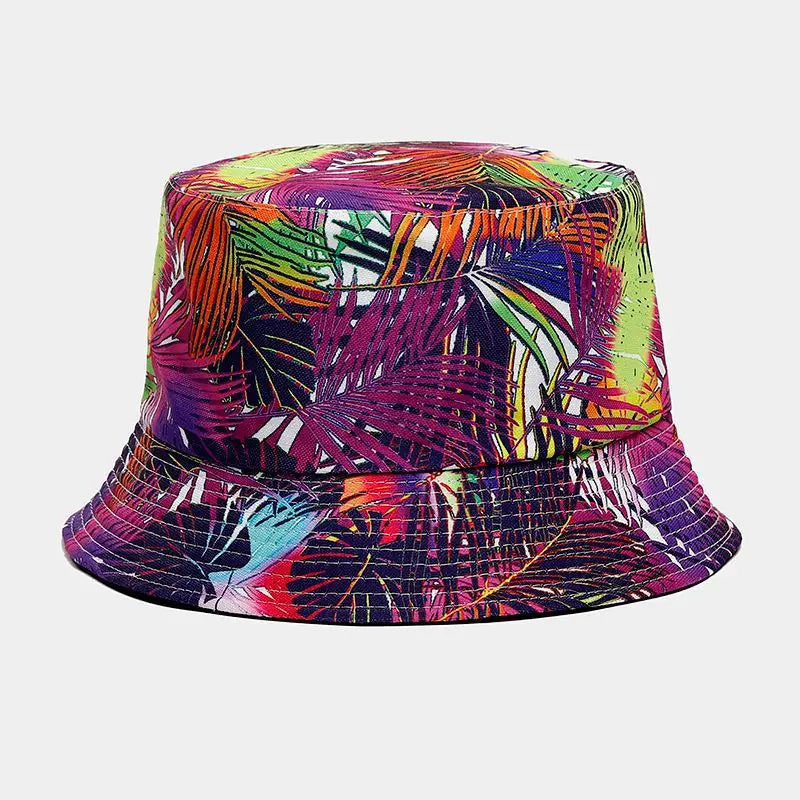 Unisex Panama Bucket Hats Ethnic Style Pattern Fisherman Cap For Men And Women