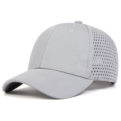 Unisex Light Board Solid Color Laser Cloth Baseball Net Caps Spring and Summer