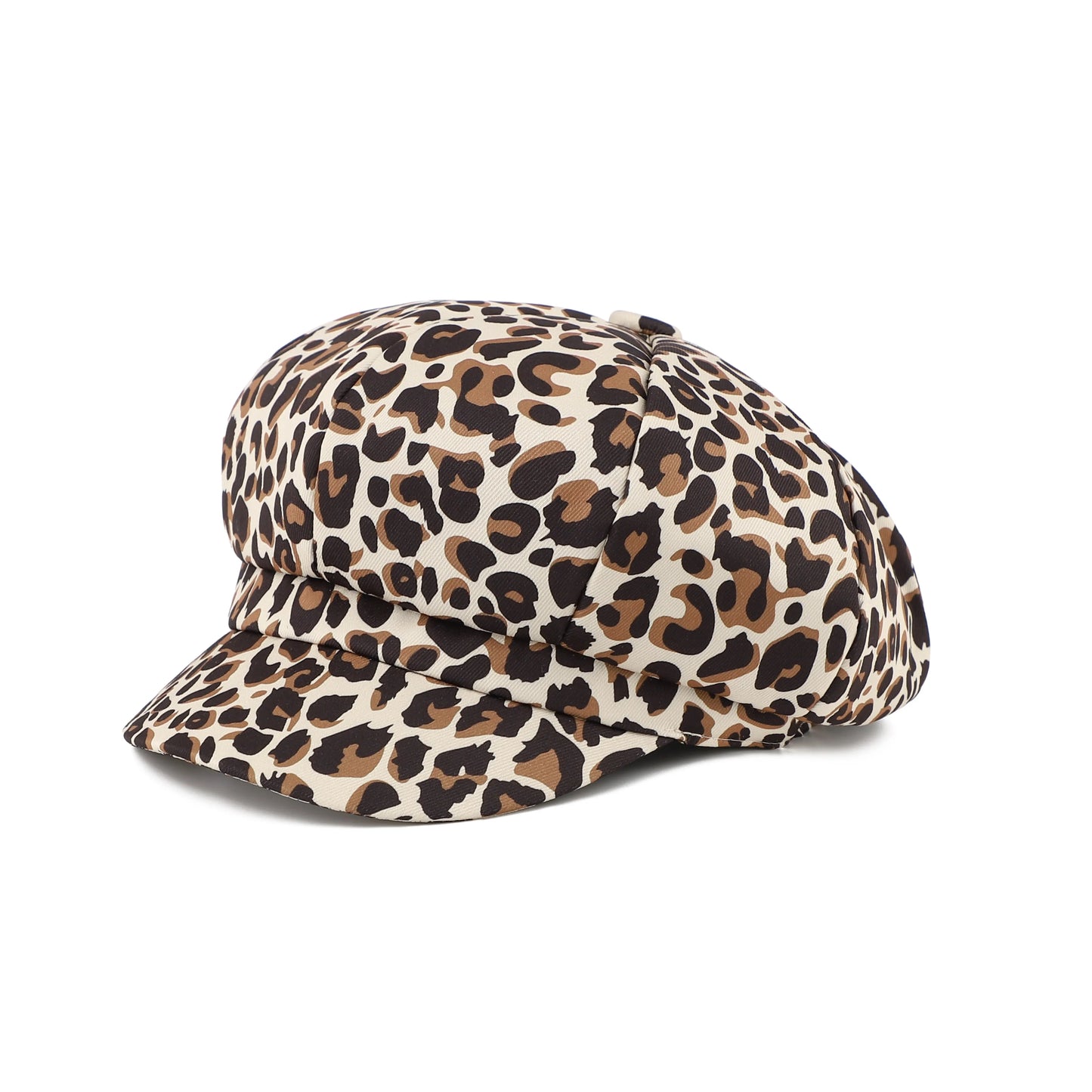 Newsboy Caps Women Leopard Zebra Print Beret Hat