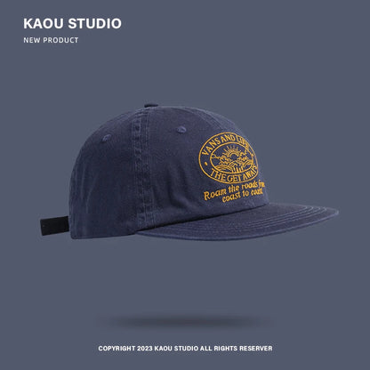 Hip Hop Flat Brim Fashion Brand American Baseball Cap Hip Hop Hat Fashion Soft Top Embroidery Men and Women Baseball Cap