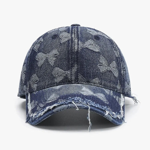 Washed Denim Vintage Baseball Cap